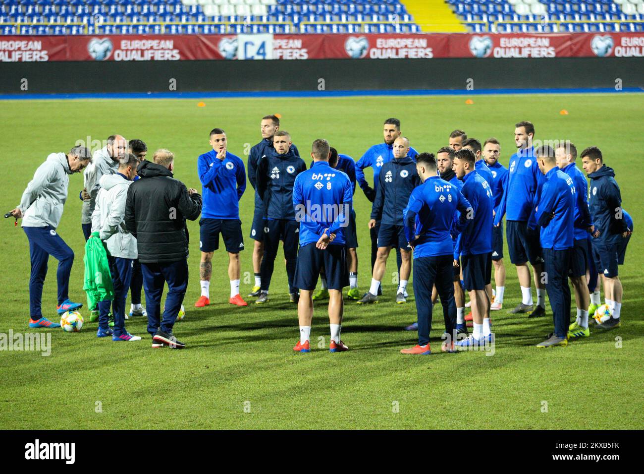 22.03.2019, Sarajevo, Bosnia and Herzegovina - Training of Bosnia and