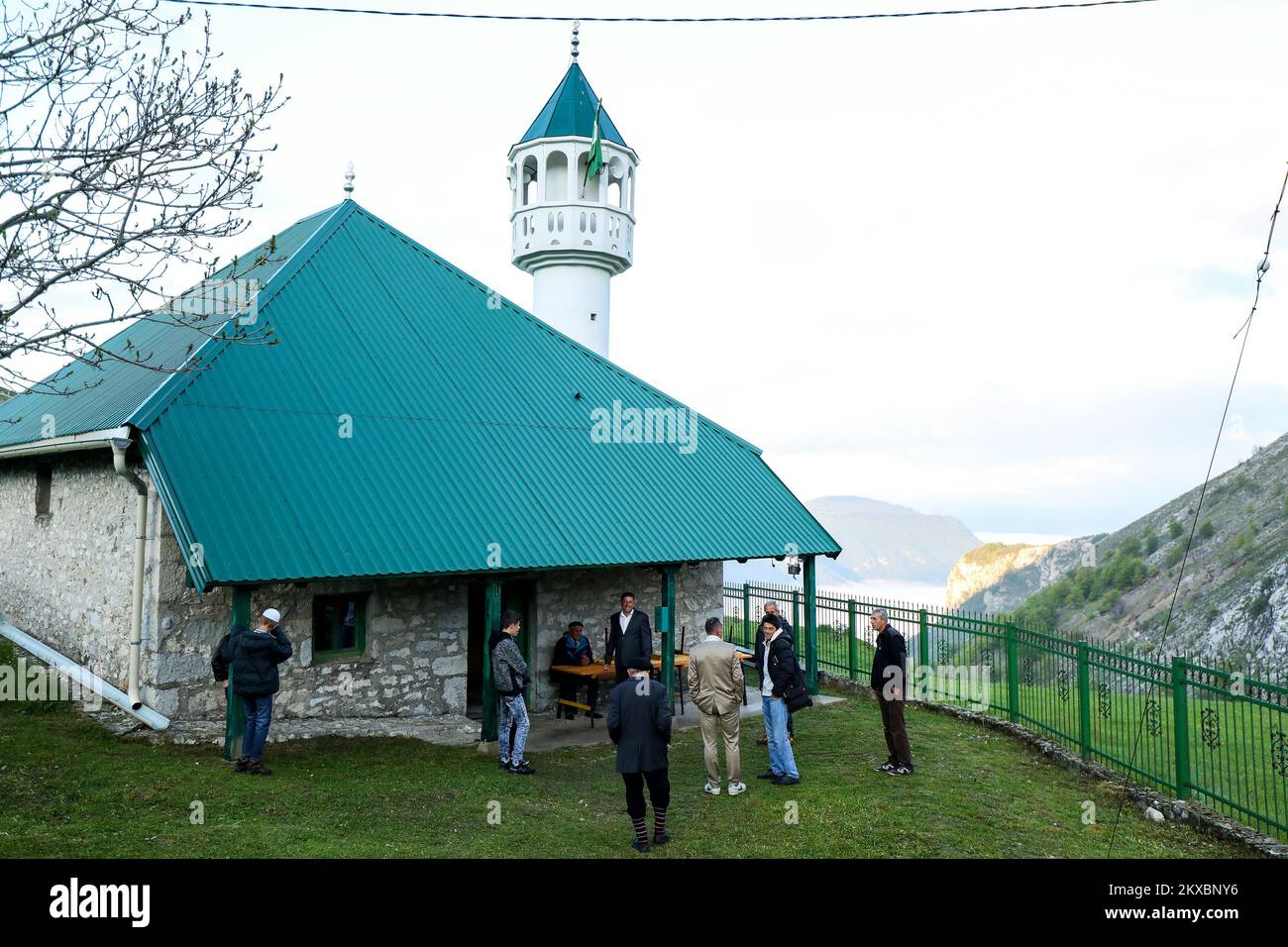 04.06.2019., Lukomir, Bosna i Hercegovina - In the highest bosnian village of Lukomir, the Muslims welcomed the Ramadan Bayram holiday. After a long winter, the residents of Lukomir returned to their village to welcome the biggest Muslim holiday. The village consists of about 50 houses where are living about 20 families. The mosque in the village was built in 1969. This village, located on the slopes of Mount Bjelasnica, about 50 kilometers from capital Sarajevo. Photo: Armin Durgut/PIXSELL Stock Photo