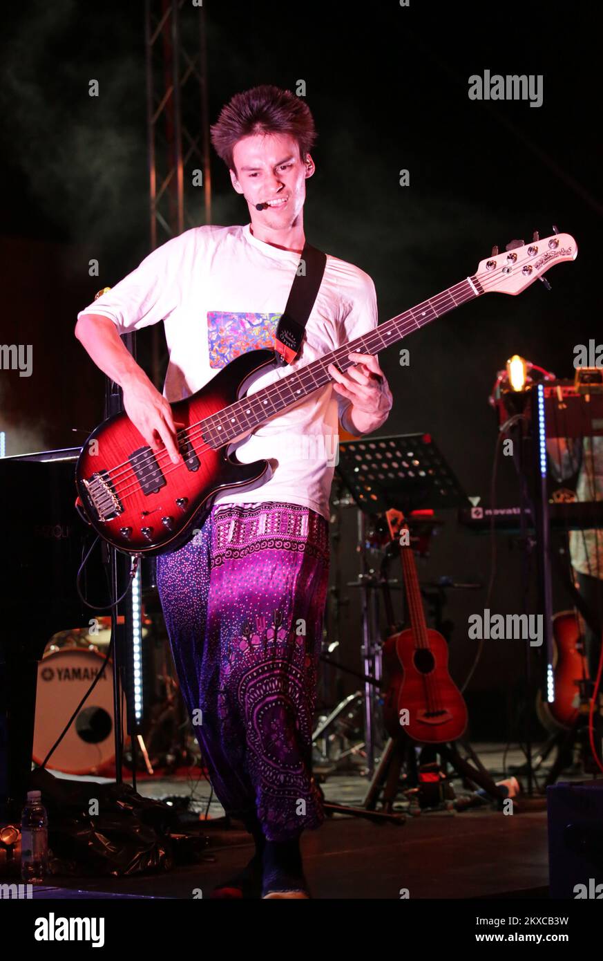 24.07.2019., Croatia, Sibenik-Jacob Collier, a British virtuoso who ...