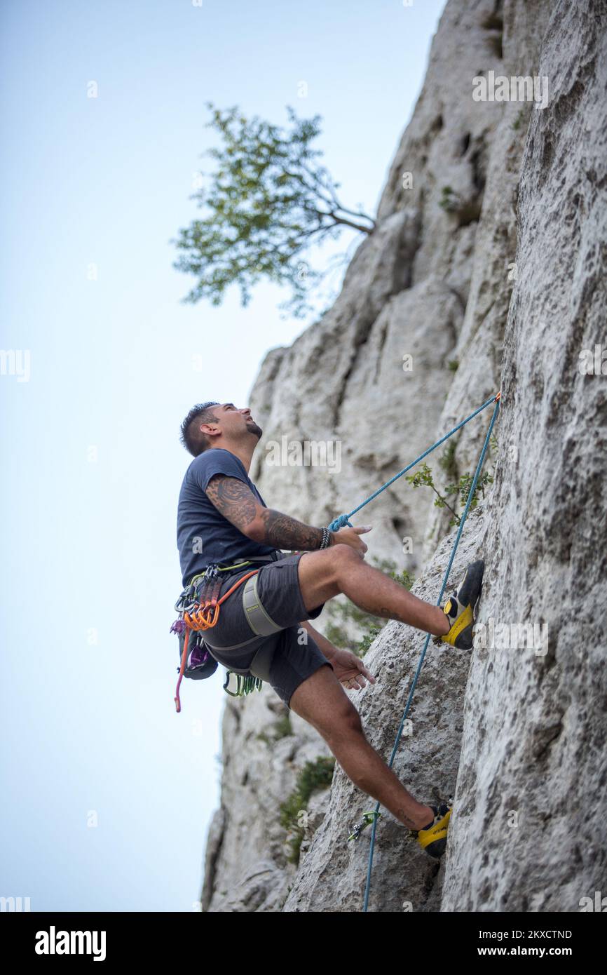 2.9.2019.., Hahlic- Sport climbing, a competitive sport in which 