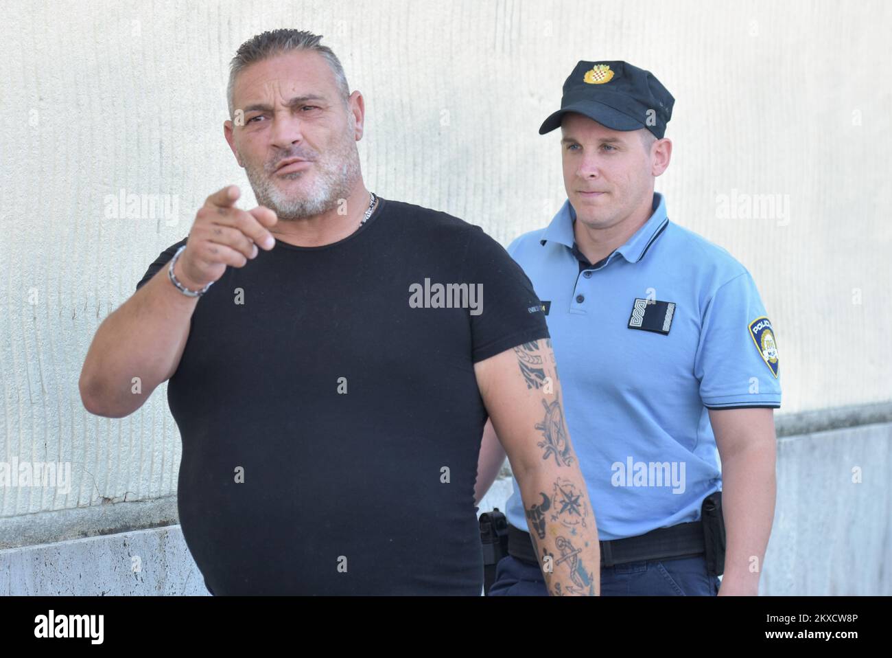 04.09.2019., Zadar The Italian fishing boat Mario LC was brought to