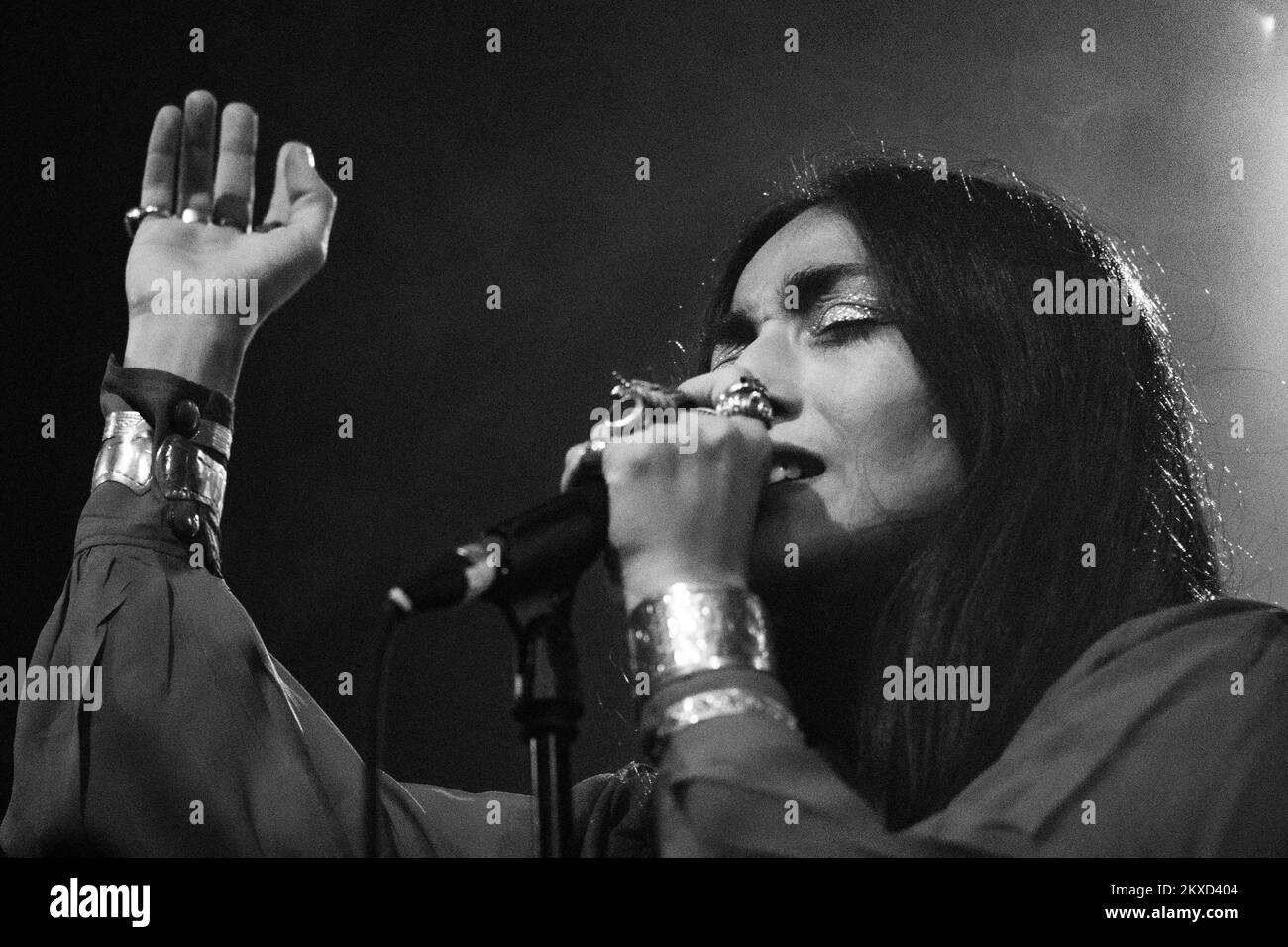27.09.19., Croatia, Zagreb - Hindi Zahra Concert at the Culture Factory Photo: Zoe Sarlija/PIXSELL  Stock Photo