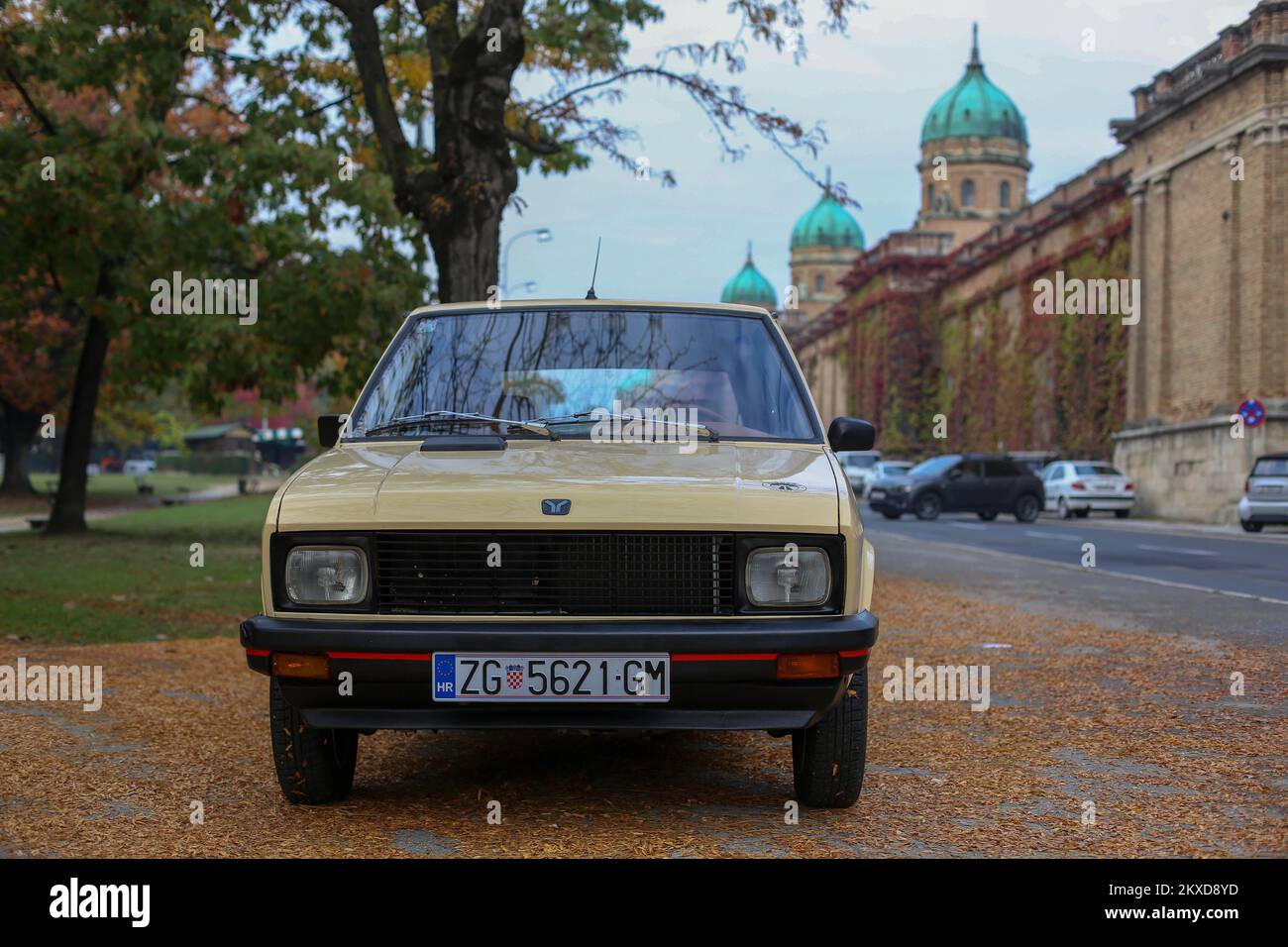 18.10.2018., Zagreb, Croatia - Car Yugo. Photo: Matija Habljak/PIXSELL  Stock Photo