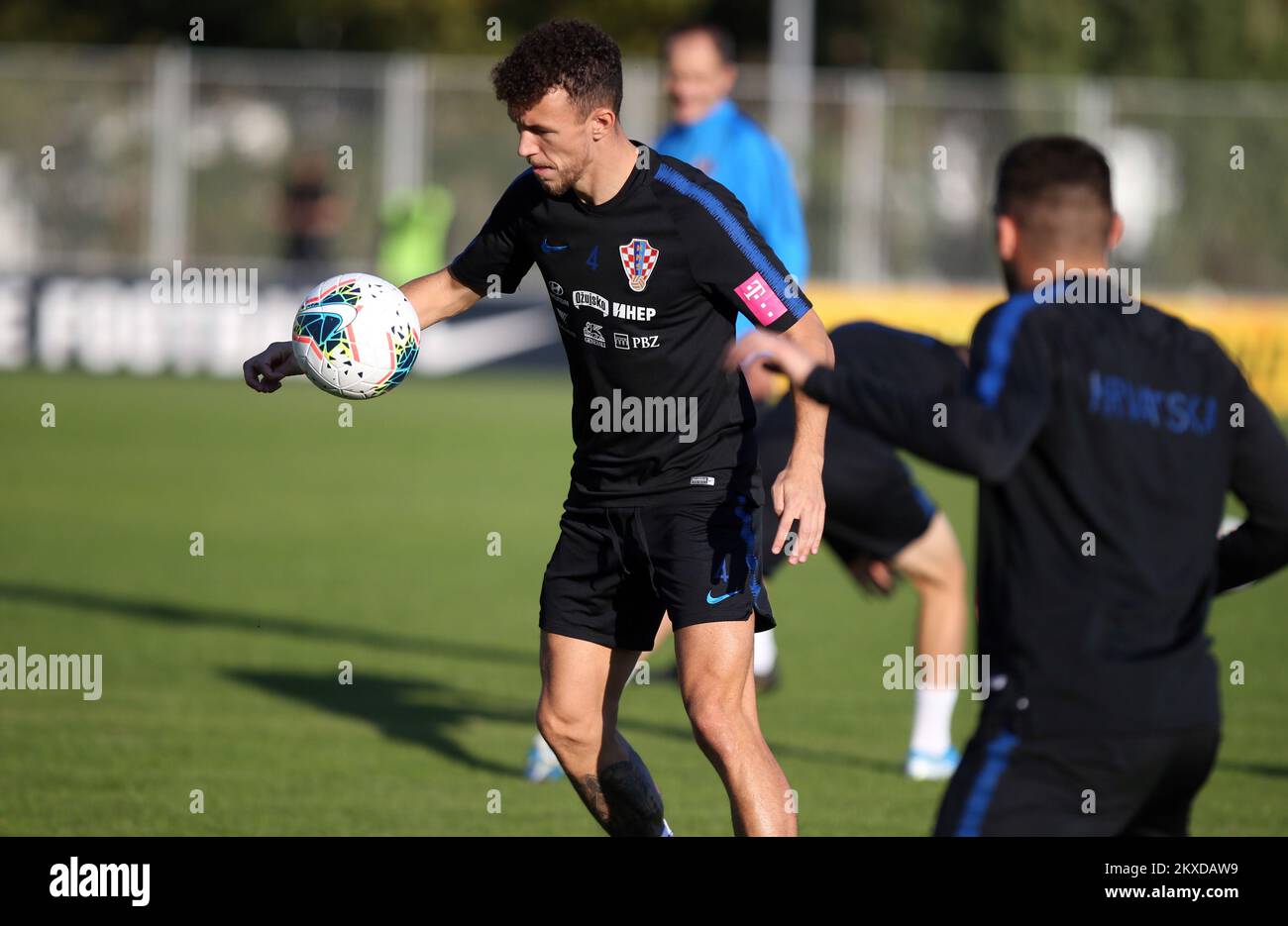 08.10.2019,Omis - Croatian national team hold second training session ahead of qualifying match for EP against Hungary. Ivan Perisic. Croatia, Omis Photo: Ivo Cagalj/PIXSELL  Stock Photo