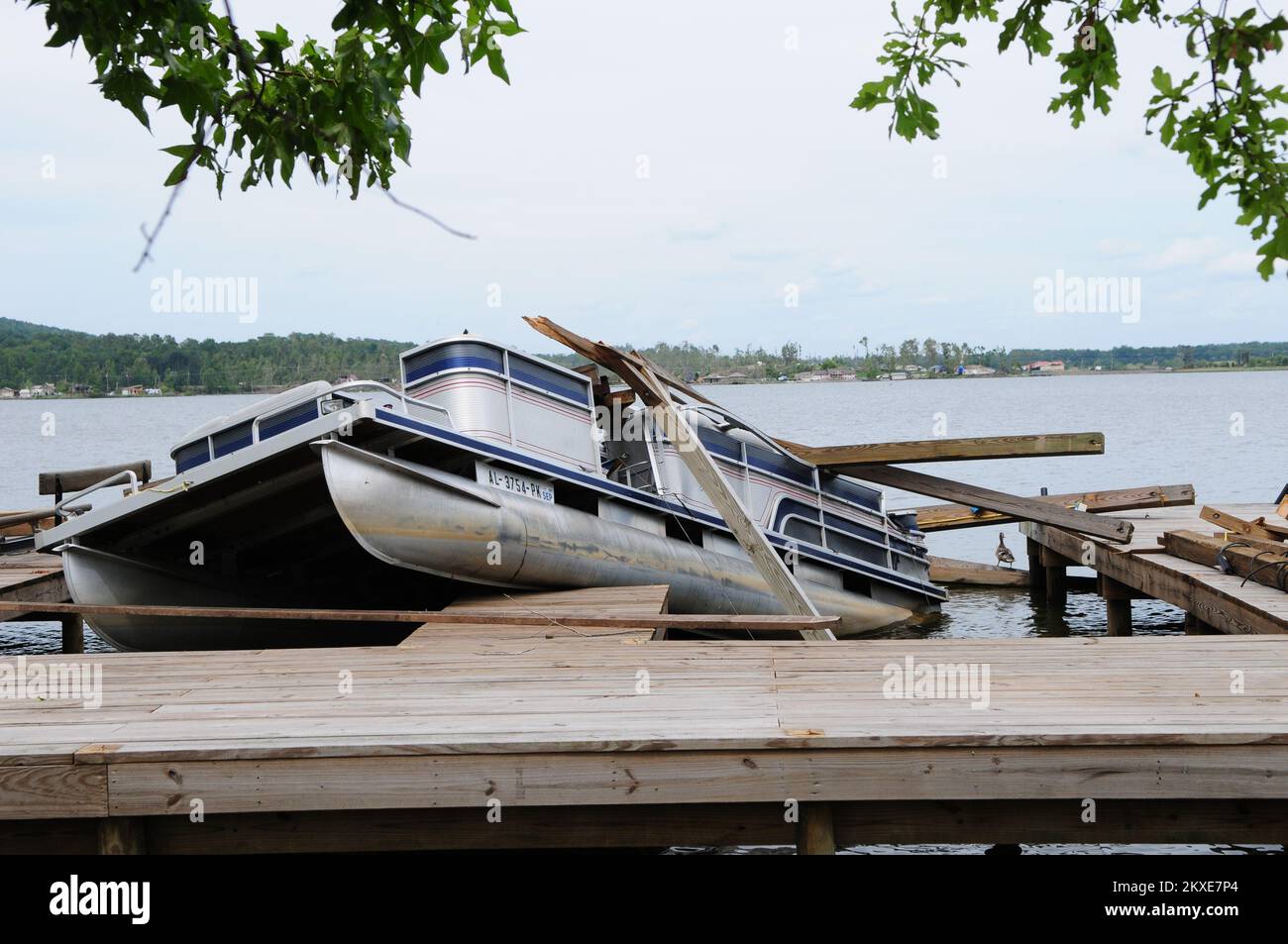 Tornado Ragland, Ala. , June 23, 2011 This boat and dock show a