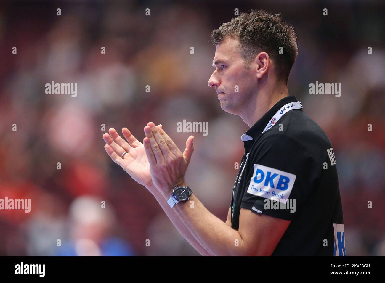 16.01.2020., Wiener Stadthalle, Vienna, Ausrtia - Men's EHF Euro 2020, Main Round, group 1, 1st round, Belarus - Germany. Coach of Germany Christian Prokop Photo: Luka Stanzl/PIXSELL Stock Photo