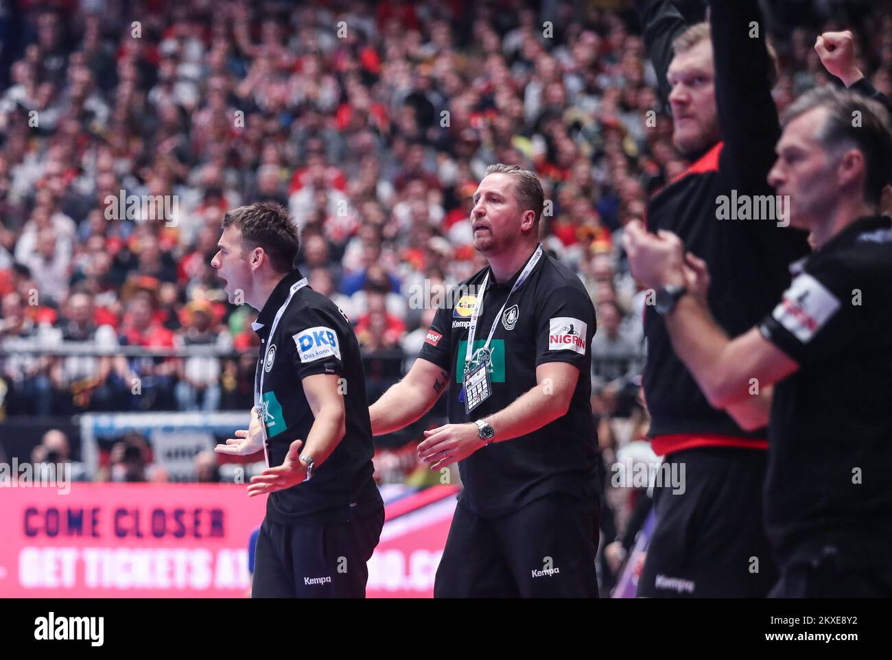 18.01.2020., Austria, Vienna, Wiener Stadthalle - European Handball Championship, Group I, Round 2, Croatia - Germany. German coach Christian Prokop. Photo: Luka Stanzl/PIXSELL Stock Photo