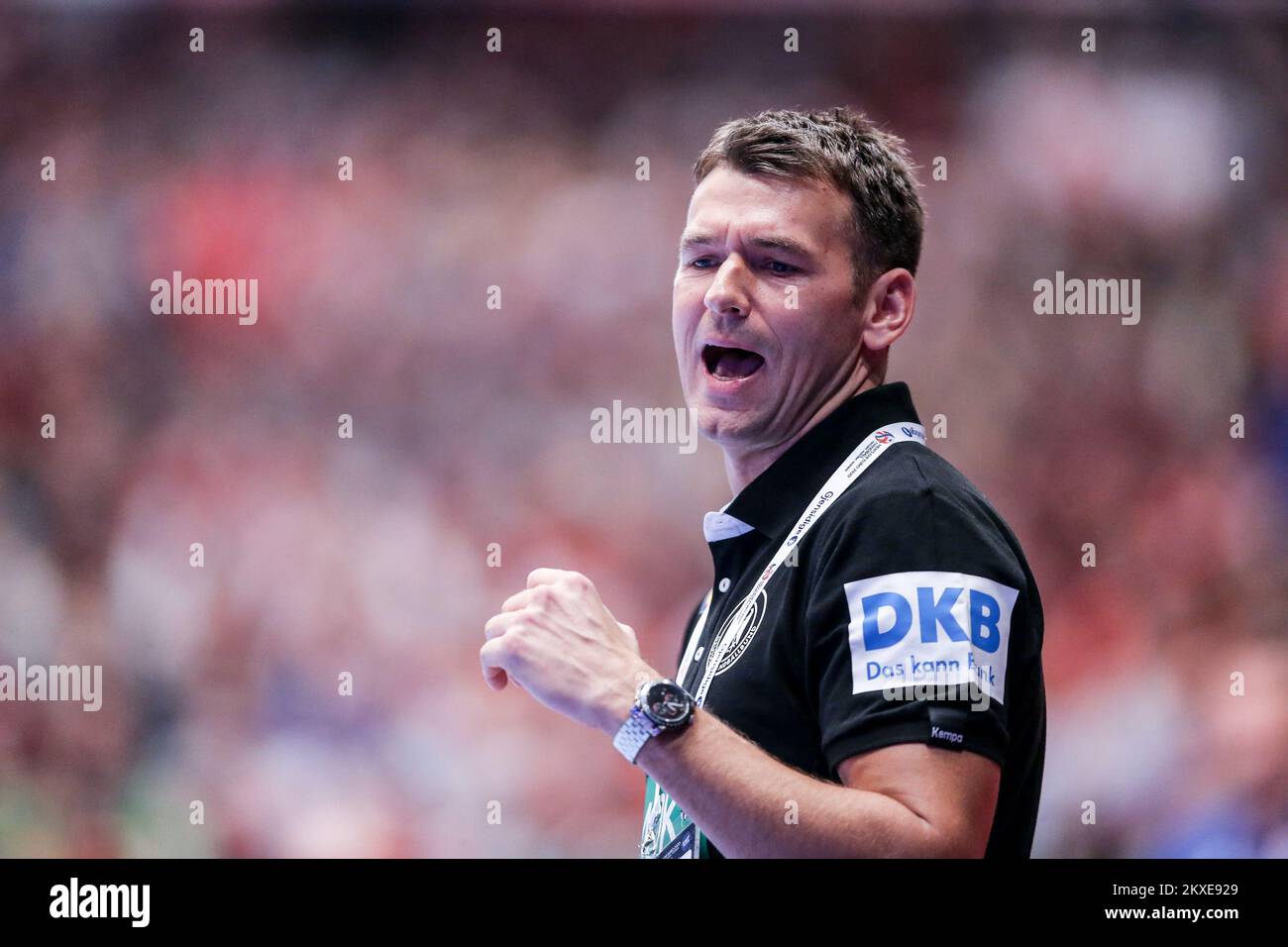 18.01.2020., Austria, Vienna, Wiener Stadthalle - European Handball Championship, Group I, Round 2, Croatia - Germany. German coach Christian Prokop. Photo: Luka Stanzl/PIXSELL Stock Photo