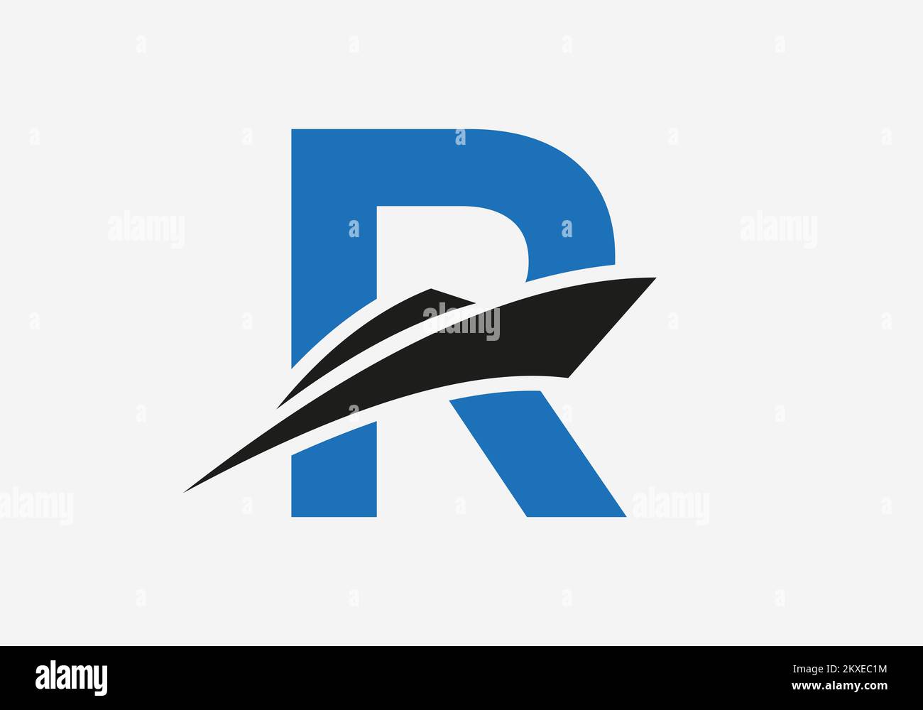 Letter R Shipping Logo Sailboat Symbol. Nautical Ship Sailing Boat Icon ...