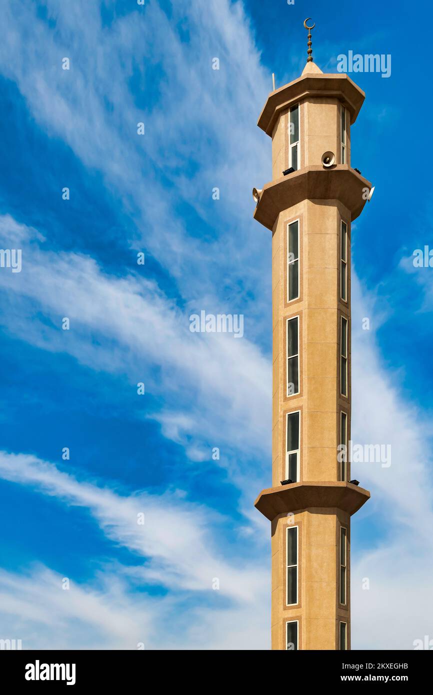 Mosque minarets Stock Photo