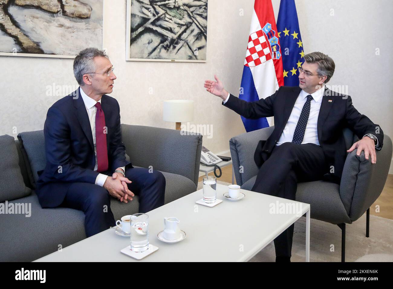 Croatian Prime Minister Andrej Plenkovic Editorial Stock Photo - Image of  croatia, scooter: 151601318