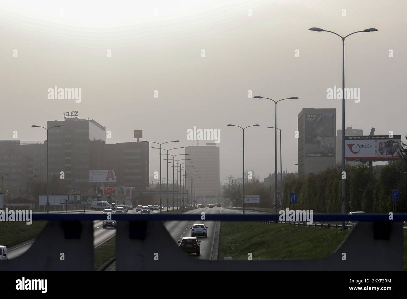 27.03.2020., Zagreb, Croatia Swiss site IQ Air, which compares air