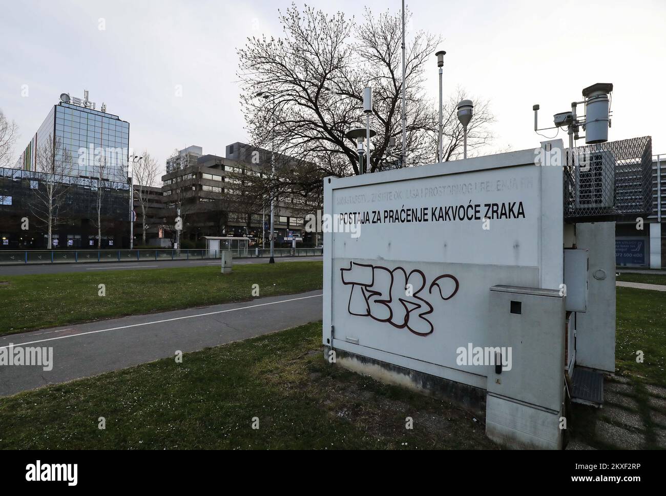 27.03.2020., Zagreb, Croatia Swiss site IQ Air, which compares air