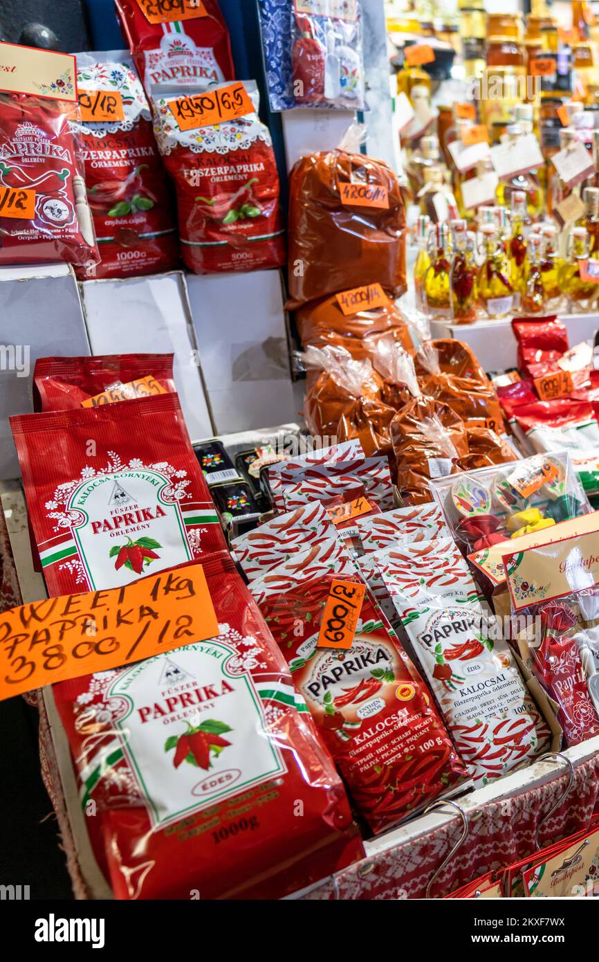 Budapest, Hungary 4 October, 2022 closeup view of many different