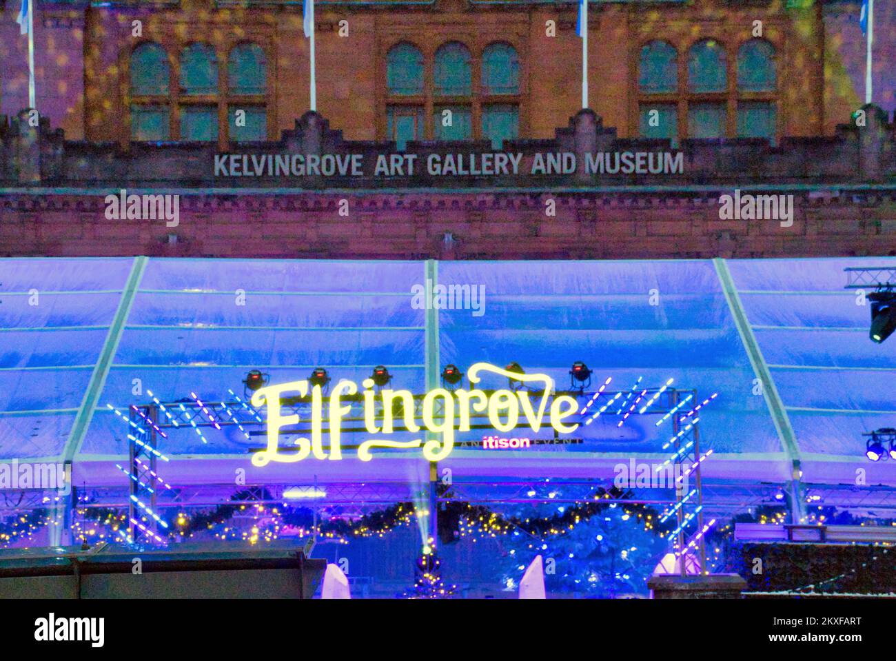 Glasgow, Scotland, UK 30th November, 2022. Elfingrove at the