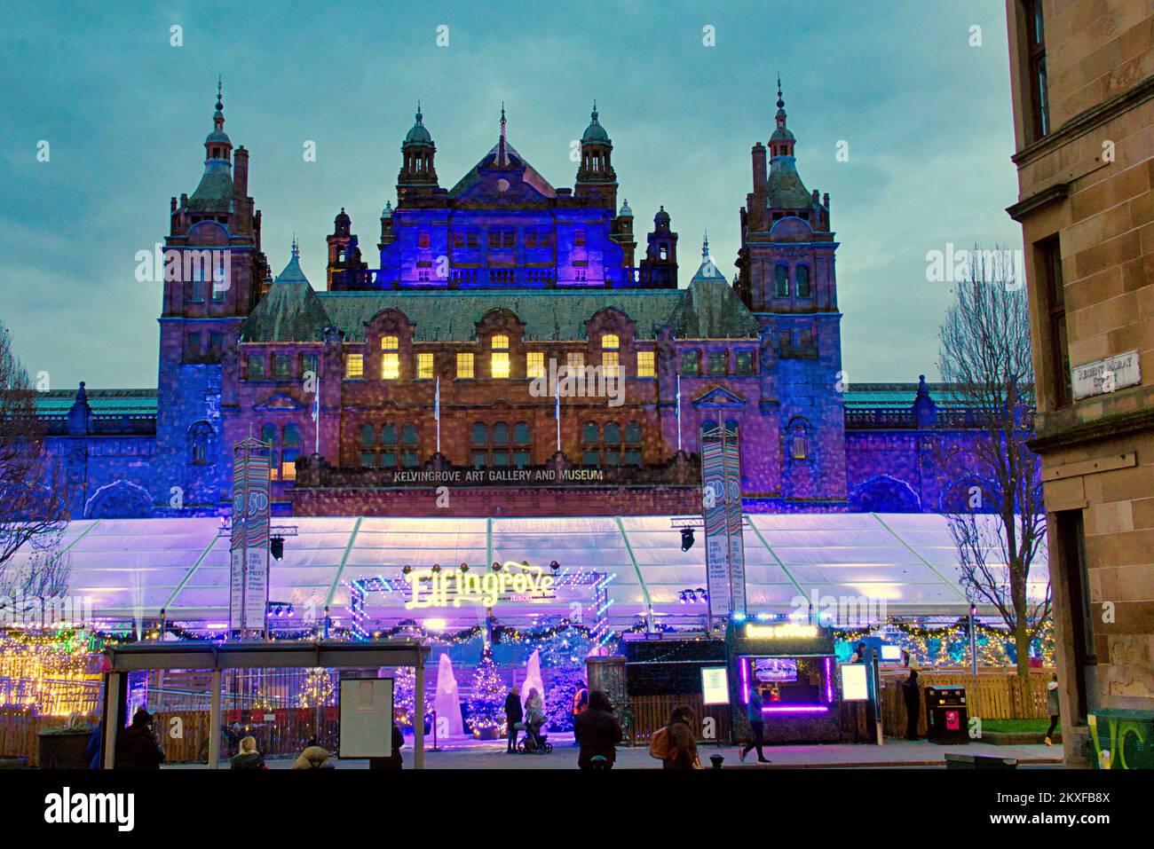 Glasgow, Scotland, UK 30th November, 2022. Elfingrove at the