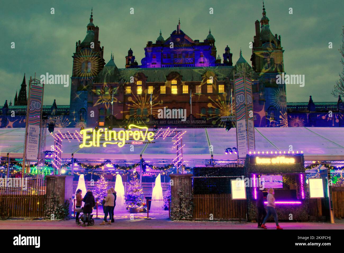 Glasgow, Scotland, UK 30th November, 2022. Elfingrove at the