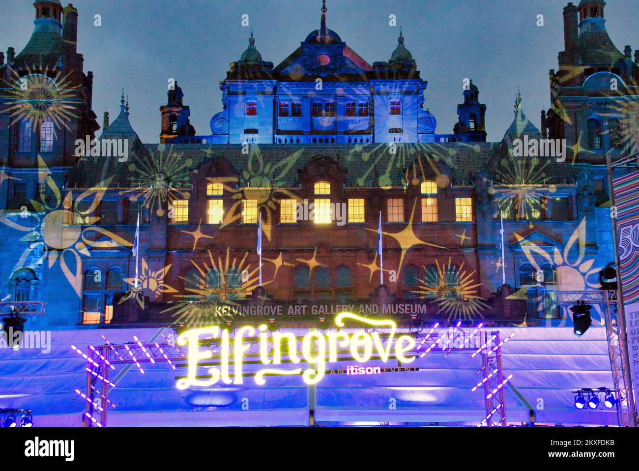 Glasgow, Scotland, UK 30th November, 2022. Elfingrove at the