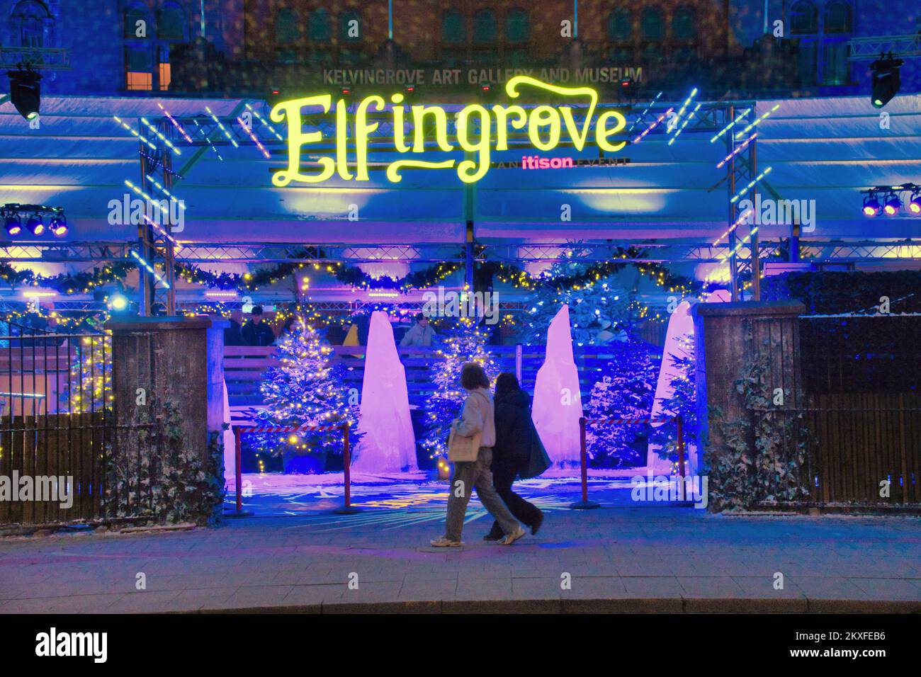 Glasgow, Scotland, UK 30th November, 2022. Elfingrove at the