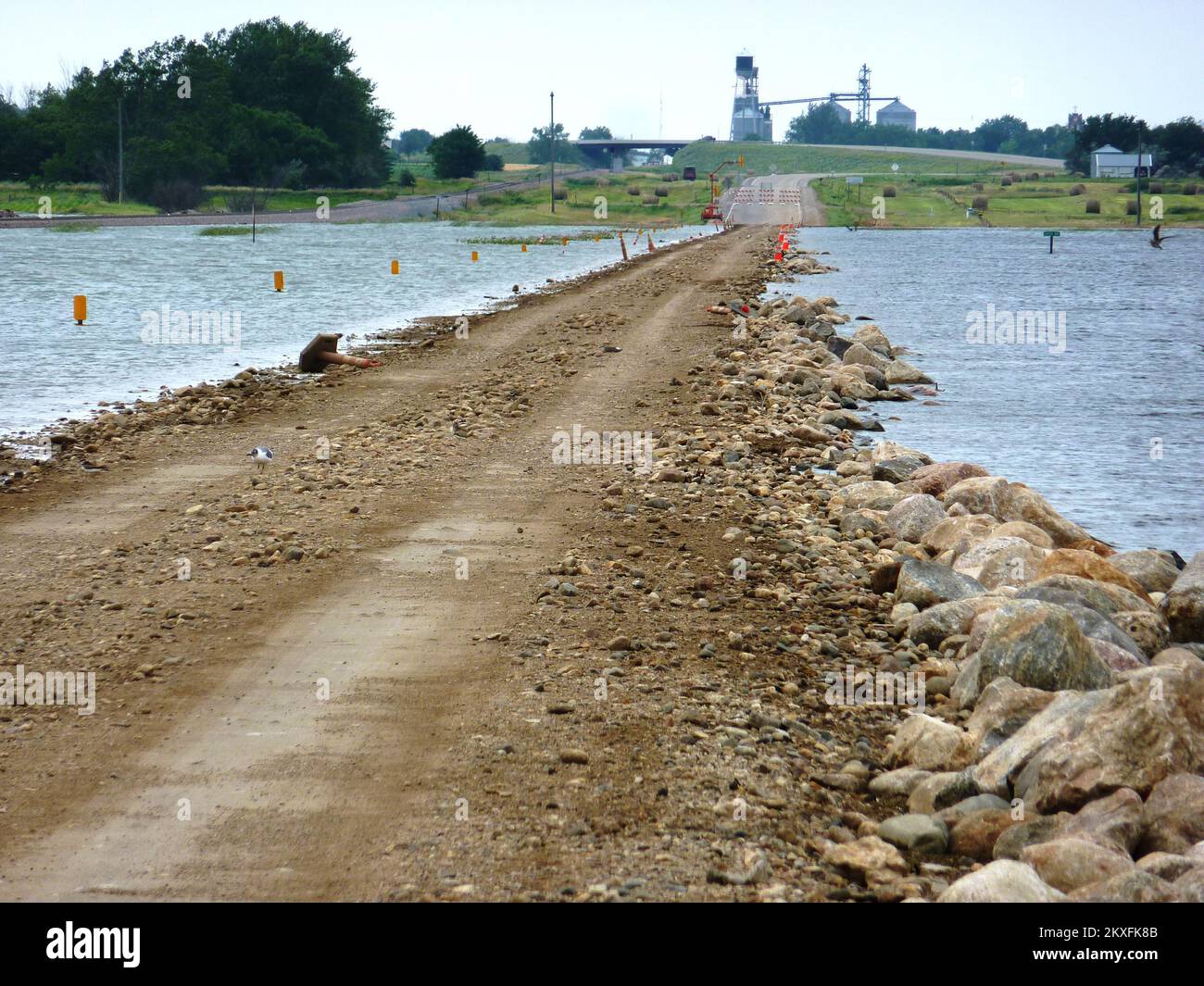 Flooding Severe Storm Roscoe, S. D. , July 26, 2011 Rip rap lines