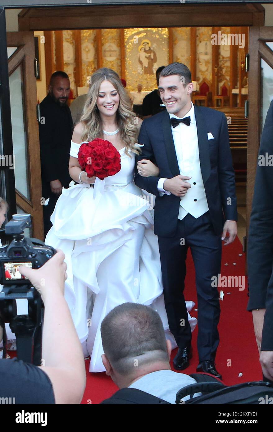 17.06.2017., Zagreb, Croatia - Archive photos: Wedding of football ...