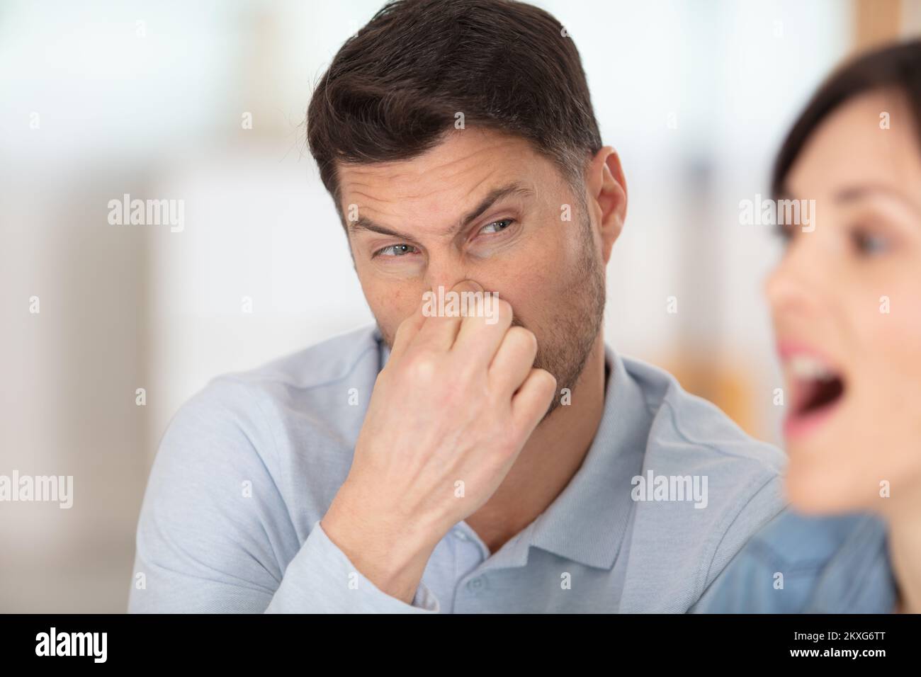 bad smell and body odor Stock Photo Alamy