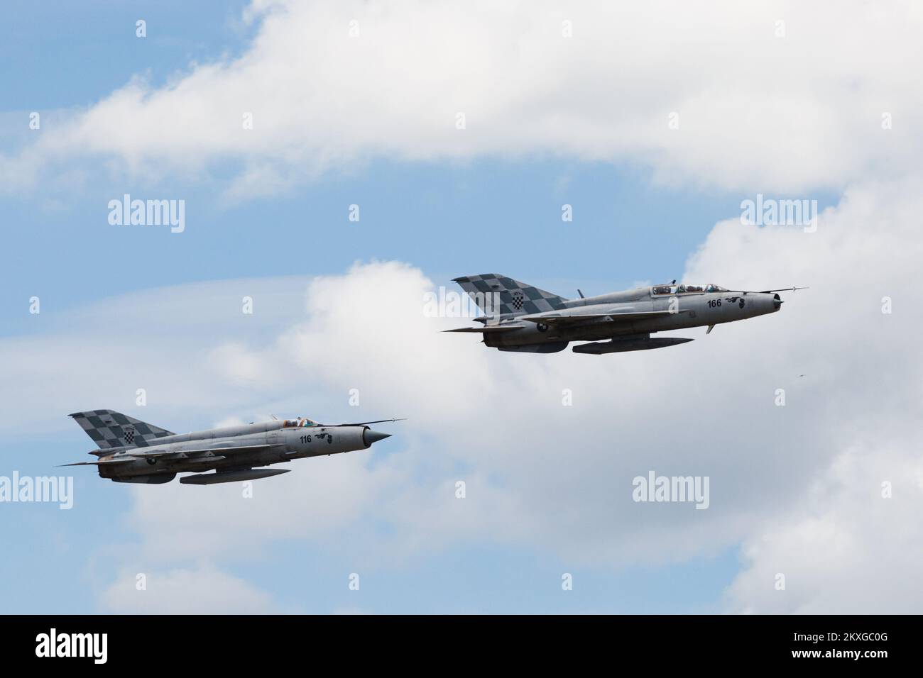 19.06.2020., Croatia, Zemunik - Ceremonial awarding of the flying badge to the cadets of the 24th generation of military pilots at the 'Colonel Mirko Vuksic' air base. Photo: Marko Dimic/PIXSELL Stock Photo