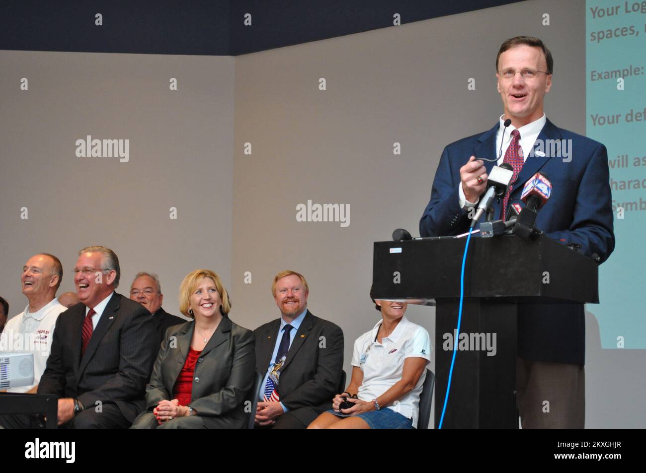 Tornado Joplin, Mo. , August 17, 2011 Joplin High School principal