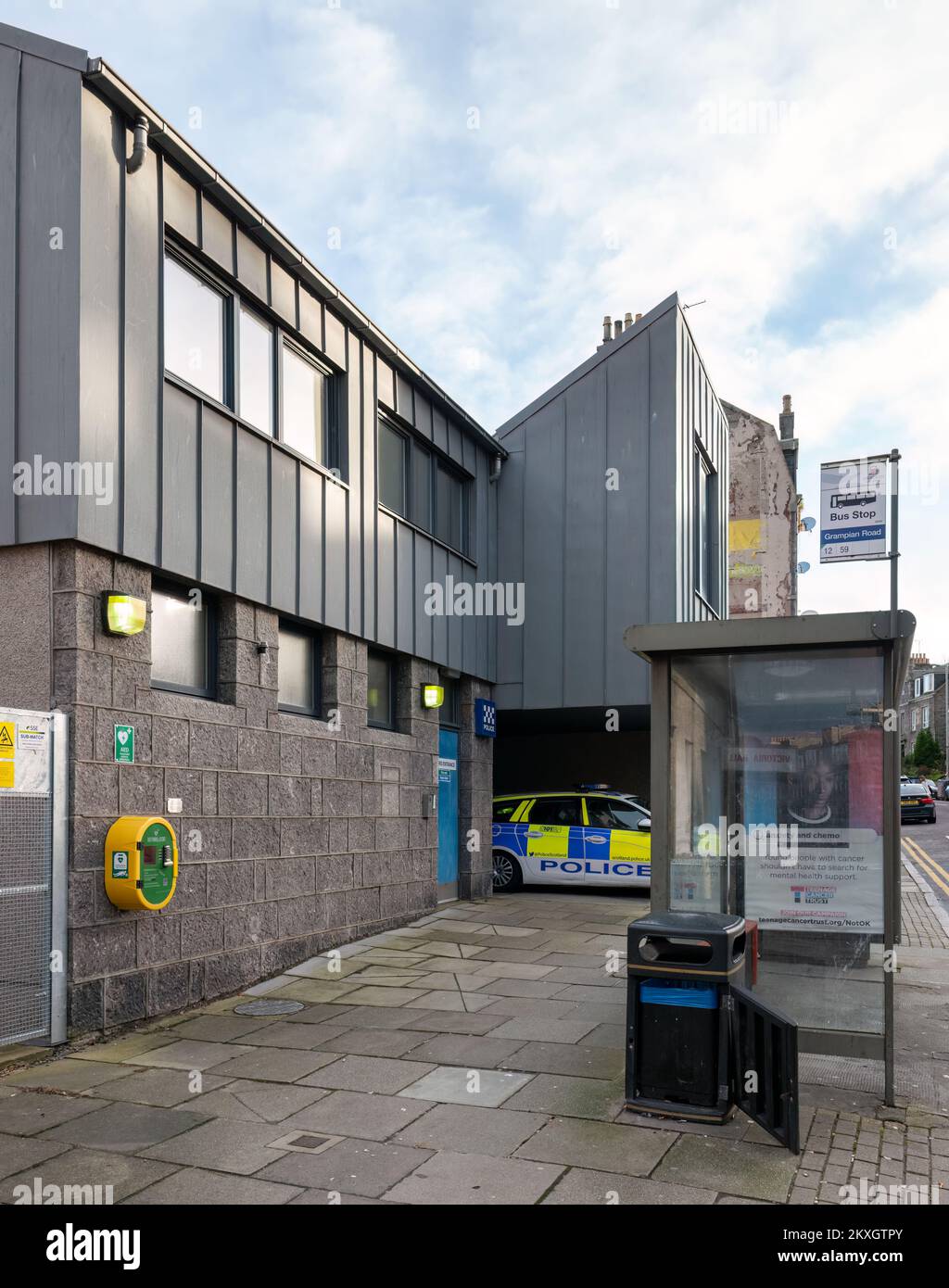25 November 2022. Aberdeen, Scotland. This is the Police Station on Victoria Road, Torry, Aberdeen. Stock Photo