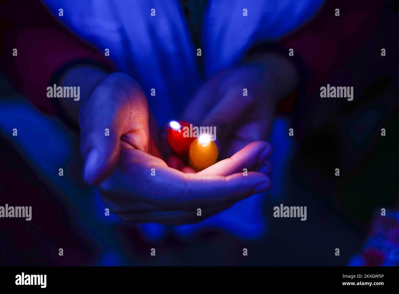 An attendee from Maiti Nepal, a rehabilitation center for victims of ...