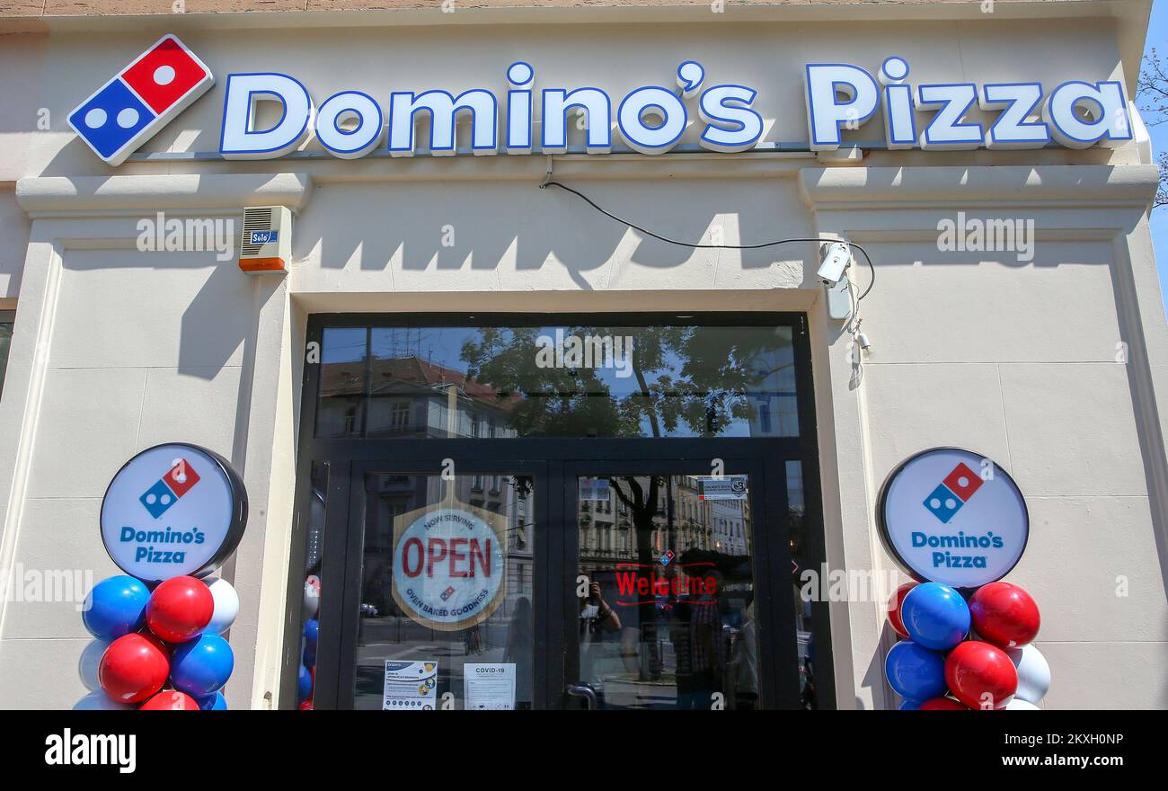 The first Domino's Pizza store in Croatia has opened in downtown Zagreb