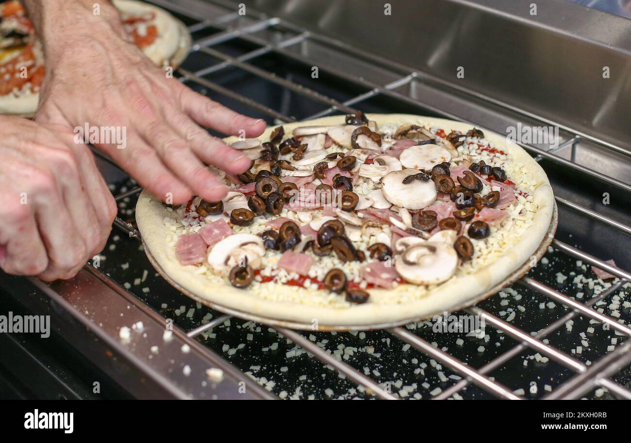 The first Domino's Pizza store in Croatia has opened in downtown Zagreb