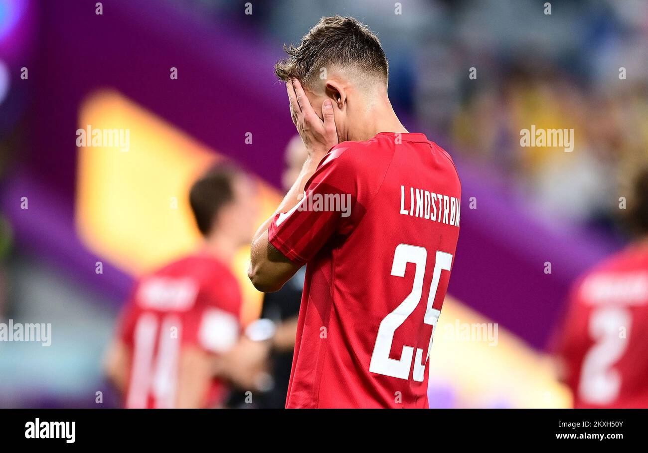 Jesper Lindstroem (Daenemark)Al Wakrah, 30.11.2022, FIFA Fussball WM ...