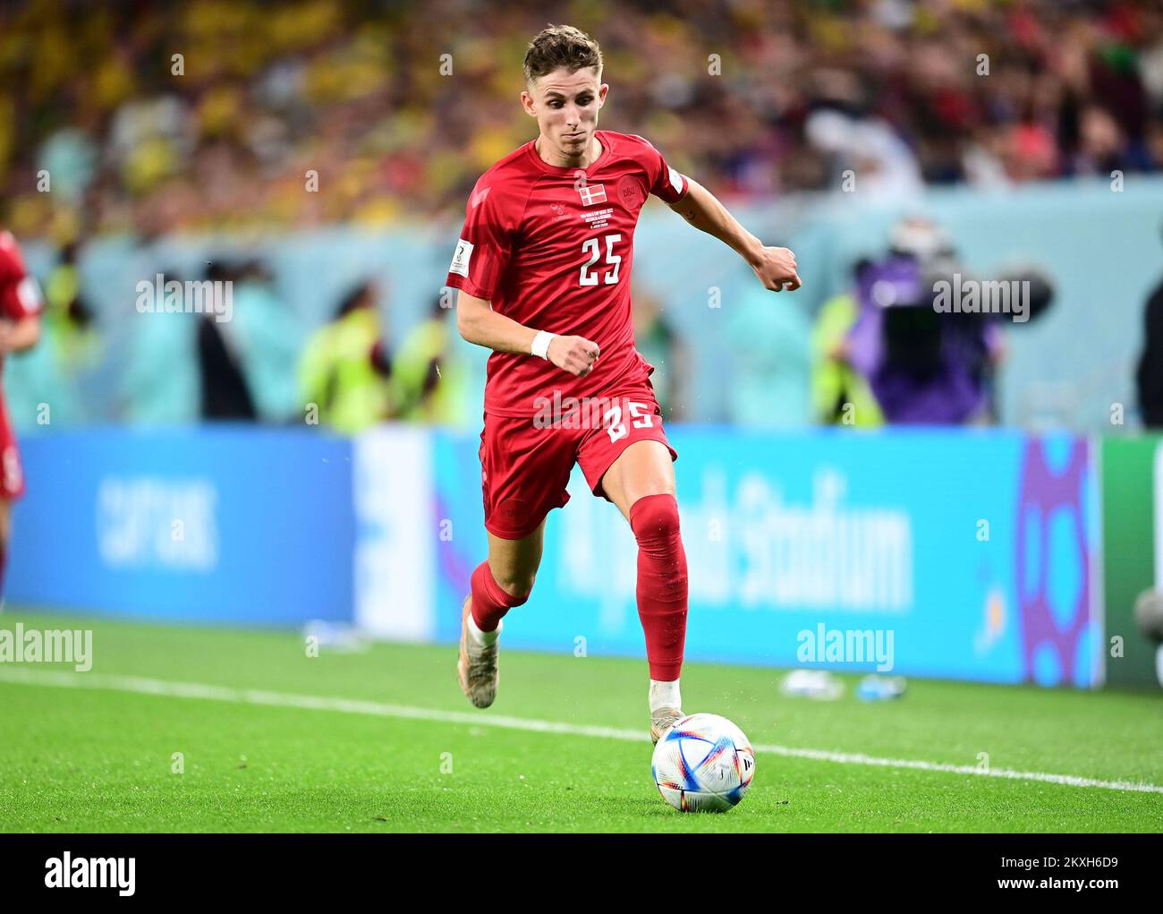 Jesper Lindstroem (Daenemark)Al Wakrah, 30.11.2022, FIFA Fussball WM ...