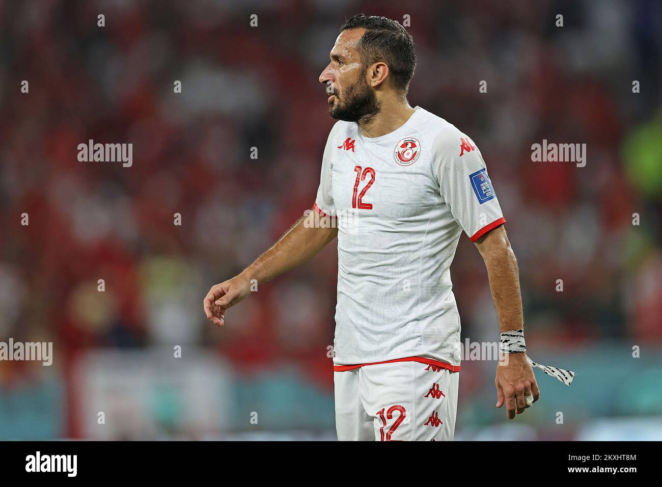 Doha, Qatar. 30th Nov, 2022. Ali Maaloul of Tunisia, during the match between Tunisia and France, for the 3rd round of Group D of the FIFA World Cup Qatar 2022, Education City Stadium this Wednesday 30. 30761 (Heuler Andrey/SPP) Credit: SPP Sport Press Photo. /Alamy Live News Stock Photo