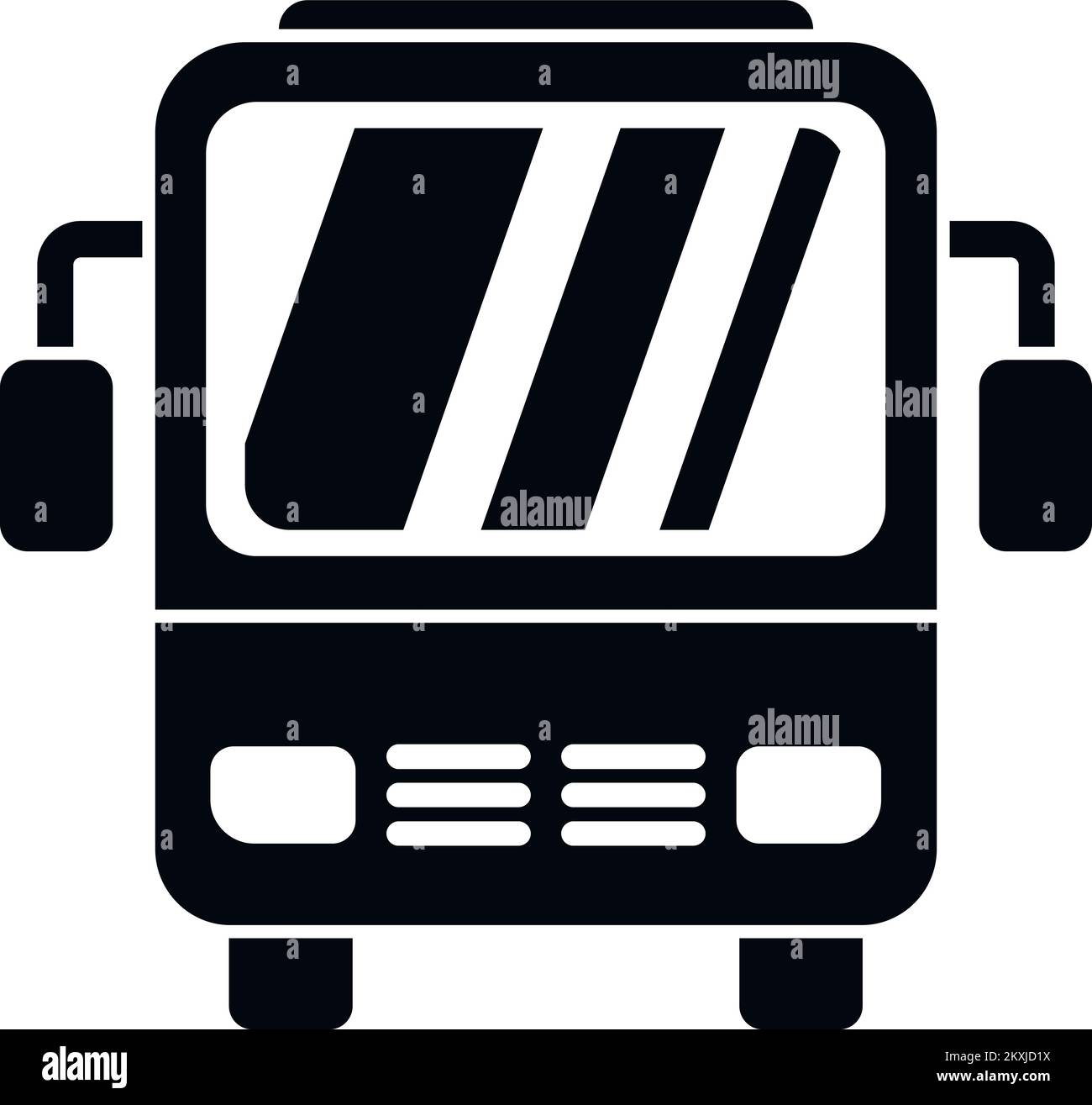 City bus icon simple vector. Airport trasfer. Trip traffic Stock Vector ...