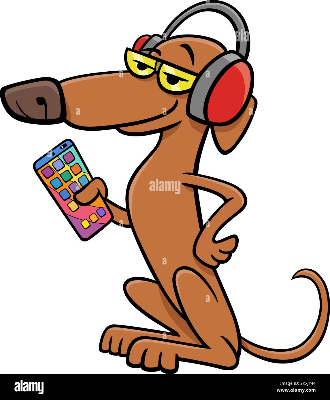 Cartoon headphones Cut Out Stock Images & Pictures - Page 2 - Alamy