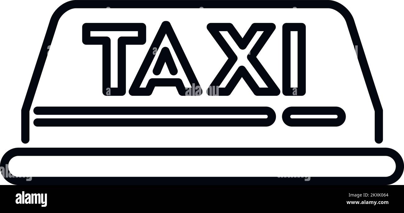 Roof top taxi sign cab -Fotos und -Bildmaterial in hoher Auflösung – Alamy