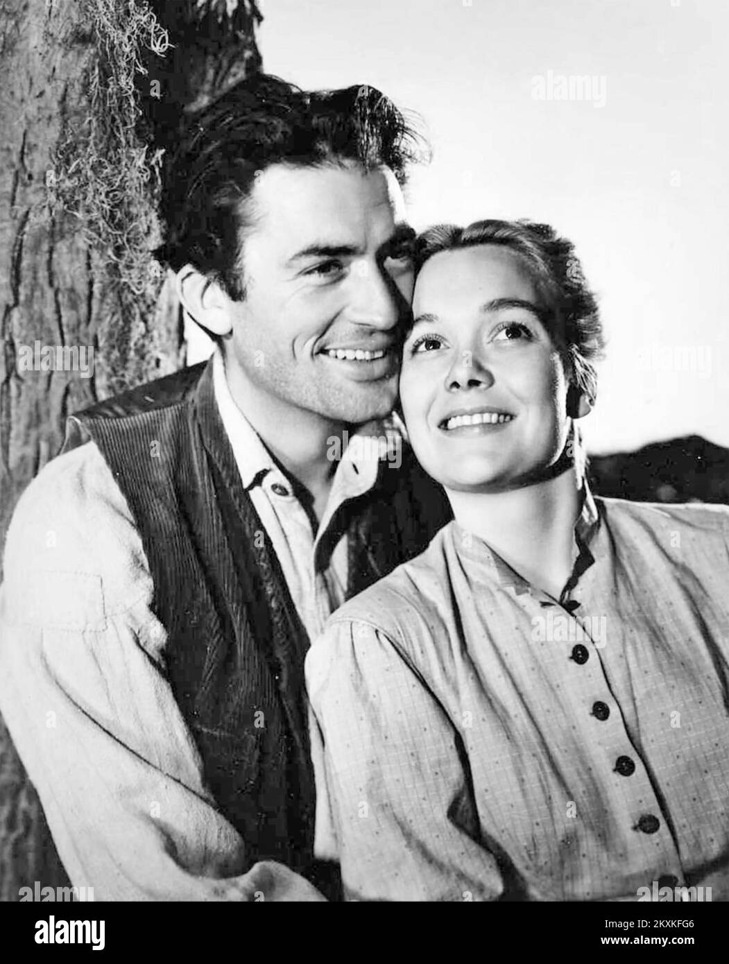 THE YEARLING 1946 MGM film with Jane Wyman and Gregory Peck Stock Photo