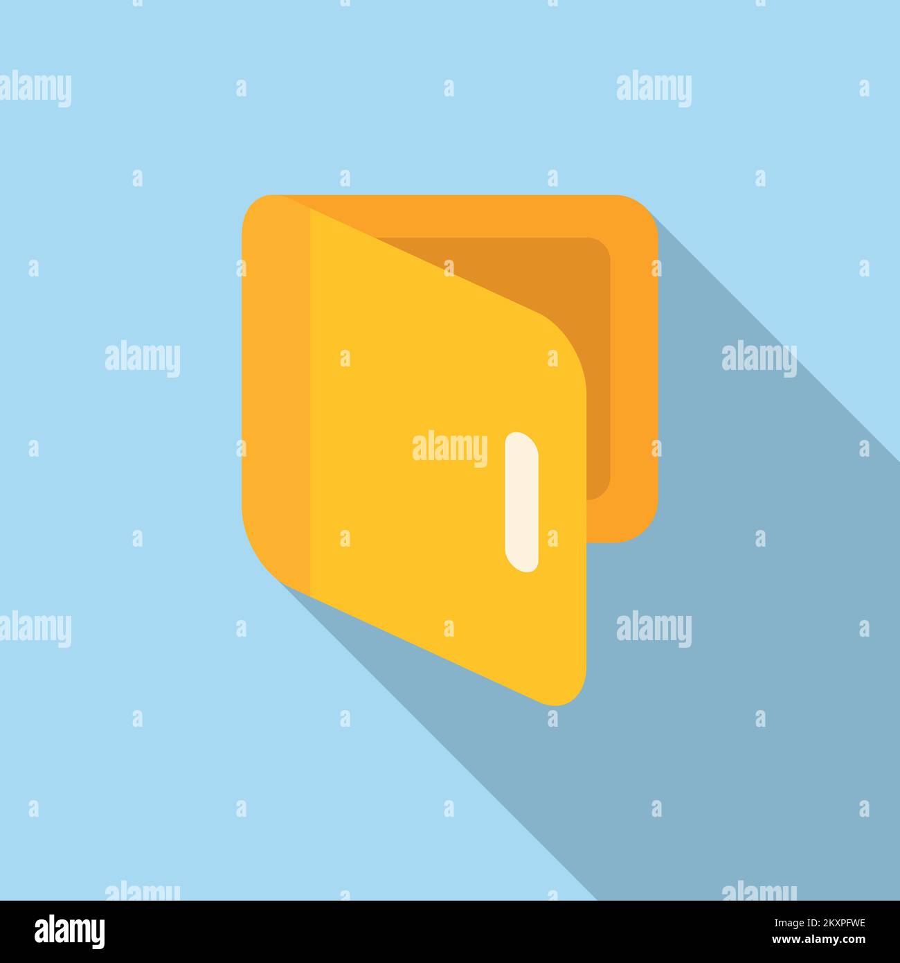 mail-folder-icon-flat-vector-contact-interface-internet-app-stock