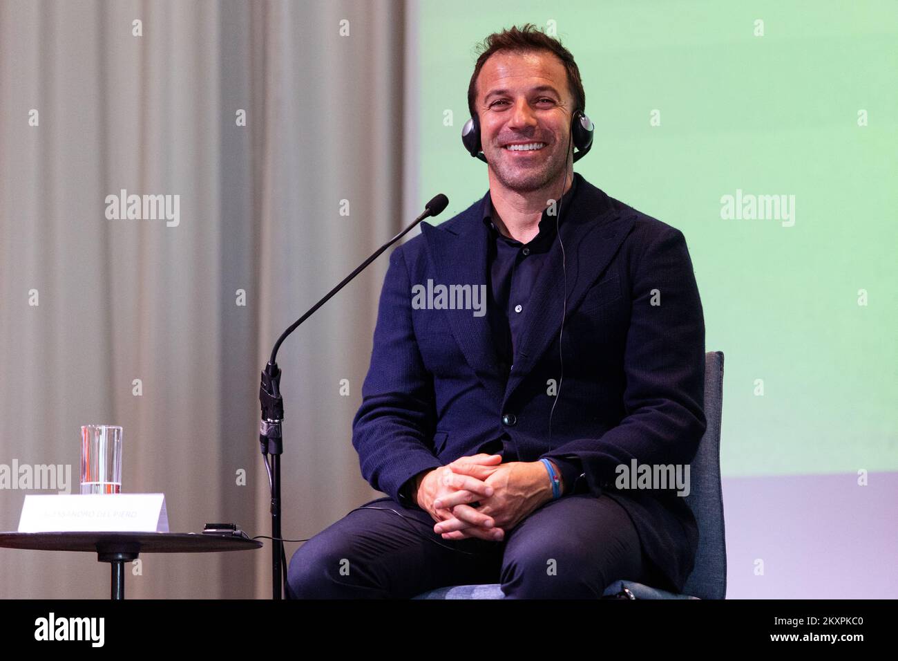Alessandro Del Piero during the opening of the Italy Soccer Camp 2021 for kids between 7 and 14 years old, in Petrcane, near Zadar, Croatia, on July 16, 2021. The three most talented participants of the camp will have the opportunity to visit Italy and attend the Italian Football Camp Day together with children from other countries. Photo: Marko Dimic/PIXSELL Stock Photo