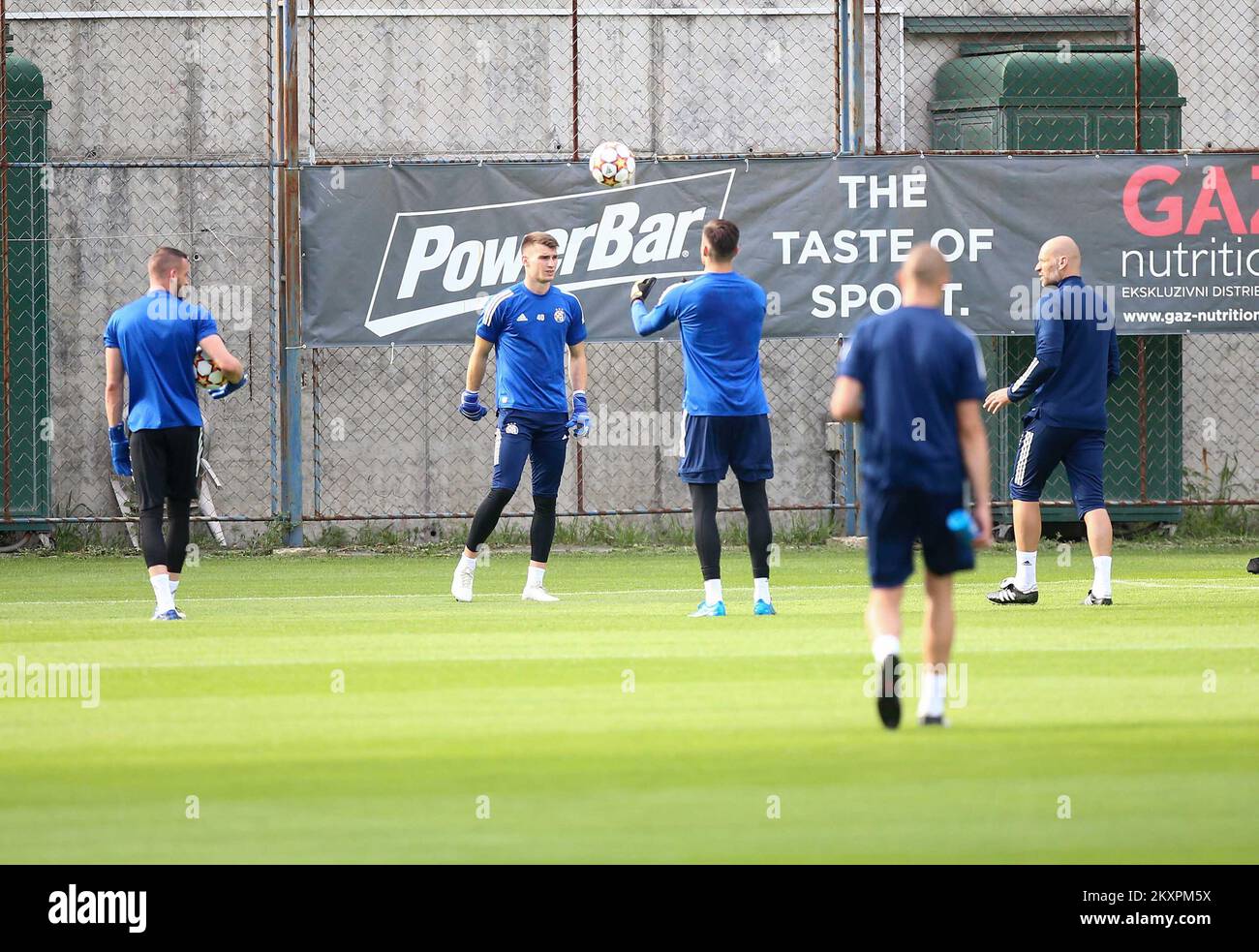 GNK Dinamo Zagreb goalkeeper Dominik Livakovic during training session before the first game of the second qualifying round of the Champions League against Omonoia., in Zagreb, Croatia, on July 19, 2021. Photo: Matija Habljak/PIXSELL Stock Photo