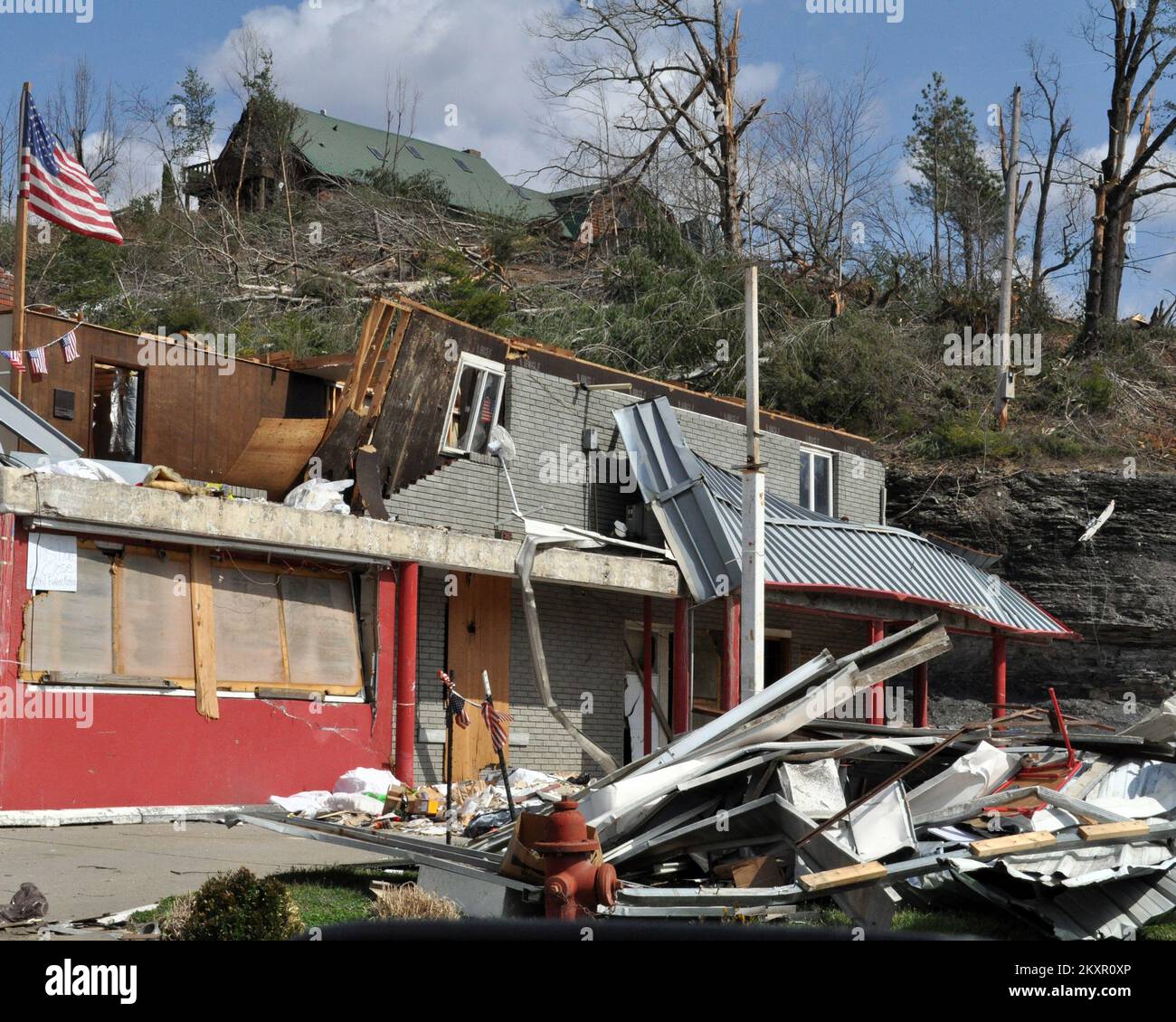 Salyersville Businesses Totally Destroyed. Kentucky Severe Storms