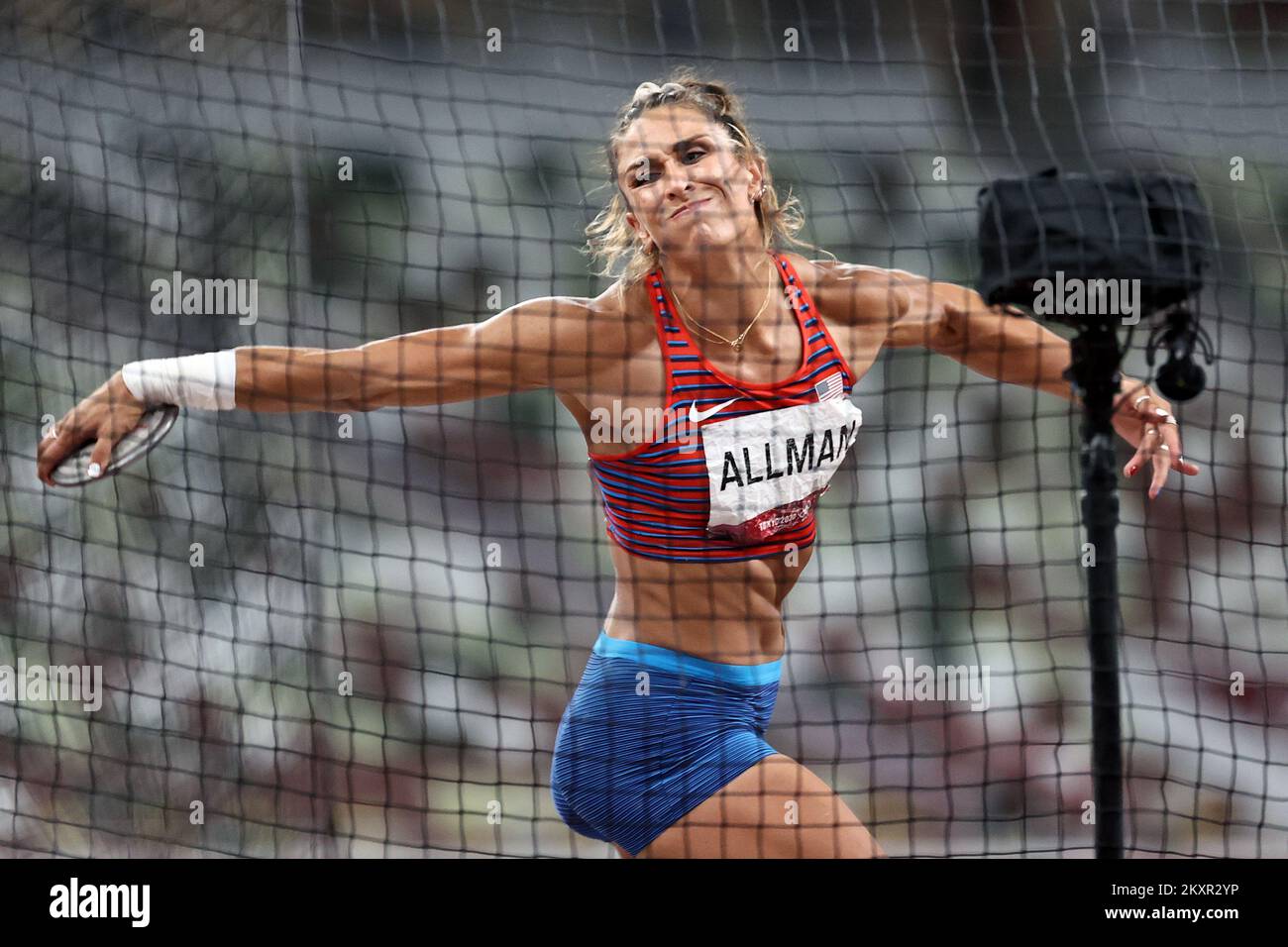TOKYO, JAPAN AUGUST 02 Discus thrower, Valerie Allman of Team USA