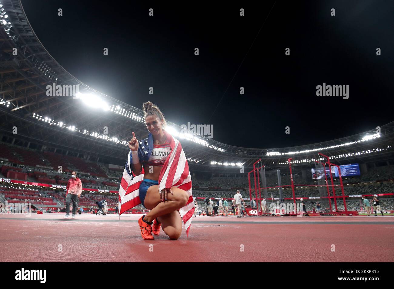 TOKYO, JAPAN AUGUST 02 Discus thrower, Valerie Allman of Team USA