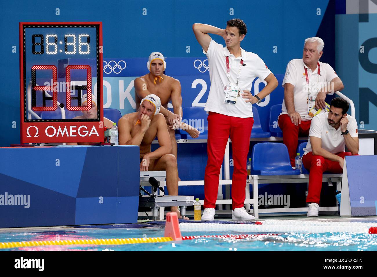 Head Coach Vladimir Gojkovic of Team Montenegro during the Men's