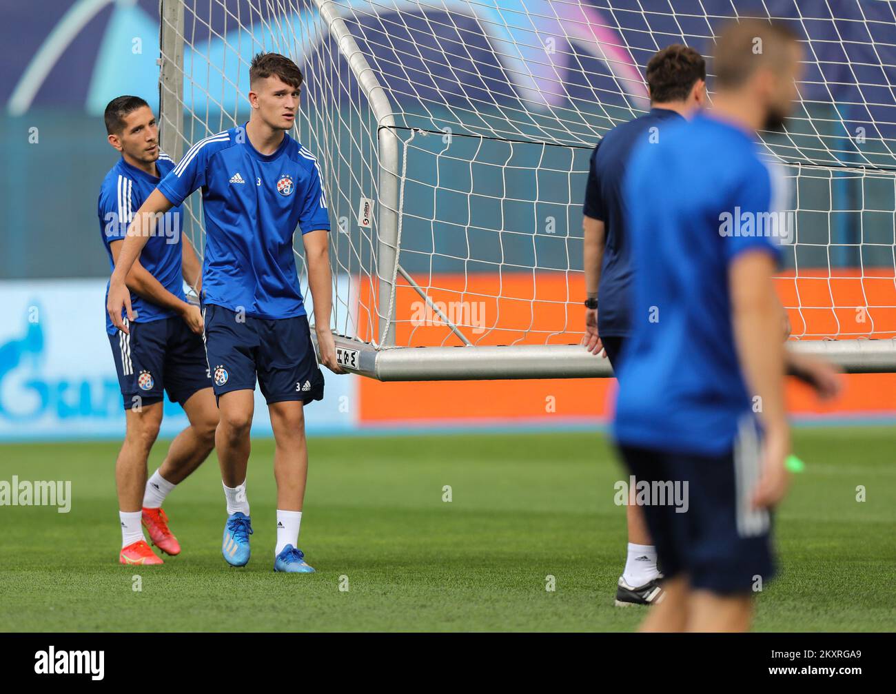 Daniel Stefulj of GNK Dinamo during training session at Maksimir Stadium ahead of the Champions League play-off 2nd leg against Sheriff Tiraspol, in Zagreb, Croatia, on August 24, 2021. Photo: Jurica Galoic/PIXSELL Stock Photo