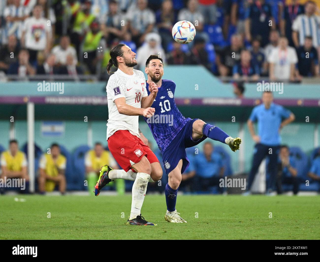 Doha, Qatar. 30th Nov, 2022. Lionel Messi of Argentina during a match ...