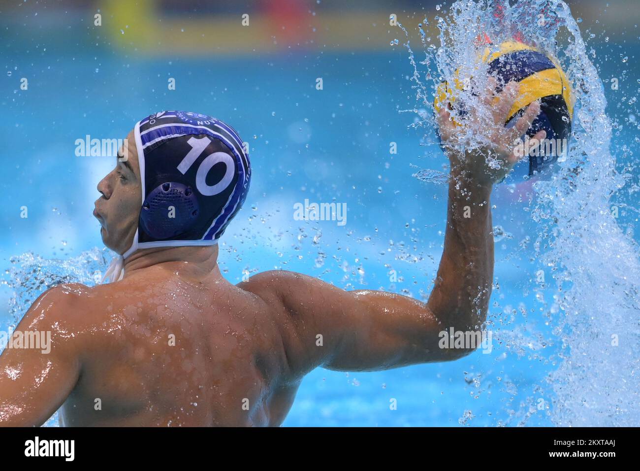 Gounas Alexandros during Qualification Round II of the water polo Champions  League , Group D ,between HAVK Mladost Zagreb and GS Apollon Smyrnis Photo:  Igor Soban/PIXSELL Stock Photo - Alamy