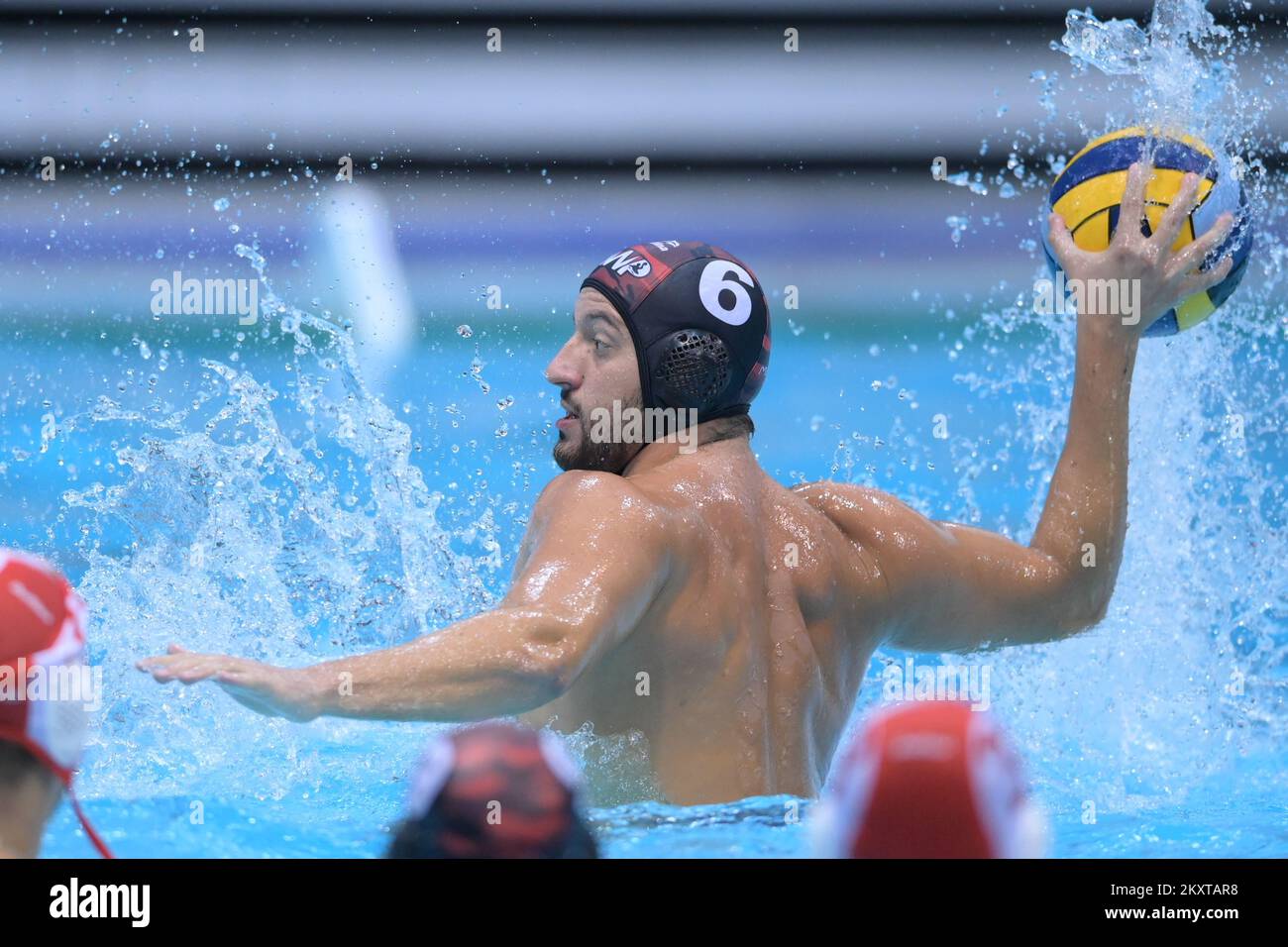 Ilija Mustur during Qualification Round II of the water polo Champions